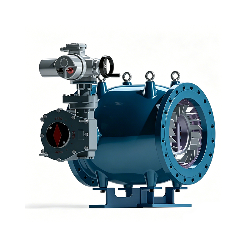 Flow and Pressure Regulating Valve-Fan Blade Structure