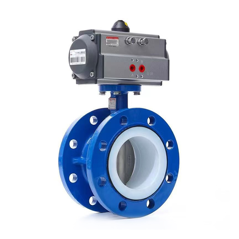 Pneumatic PTFE Lined Butterfly Valve